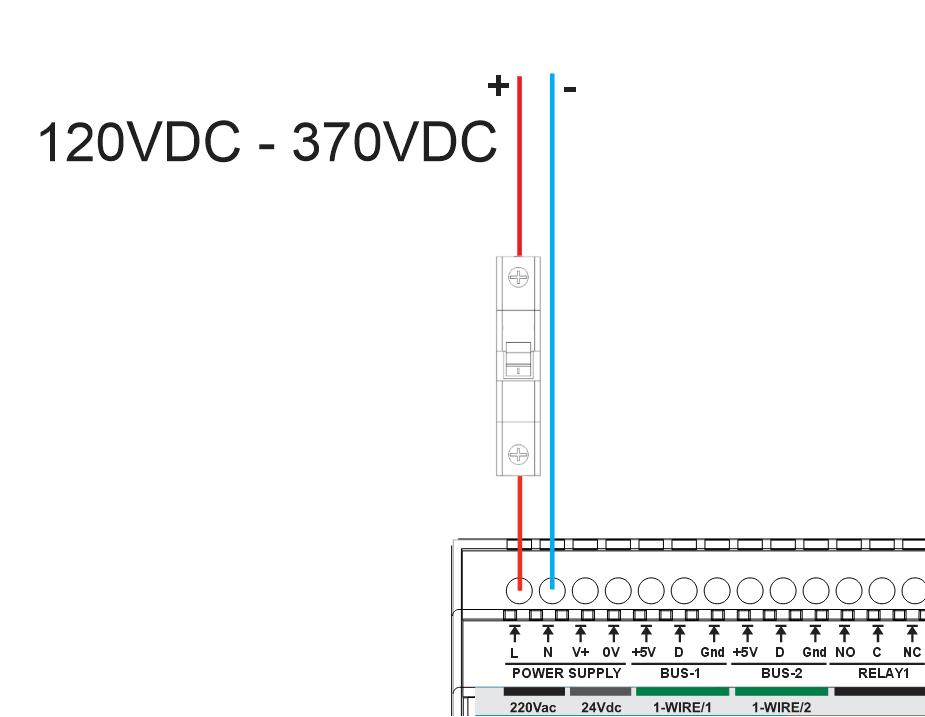 High-Voltage DC Wiring