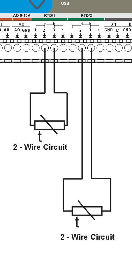 RTD 2-Wire Wiring