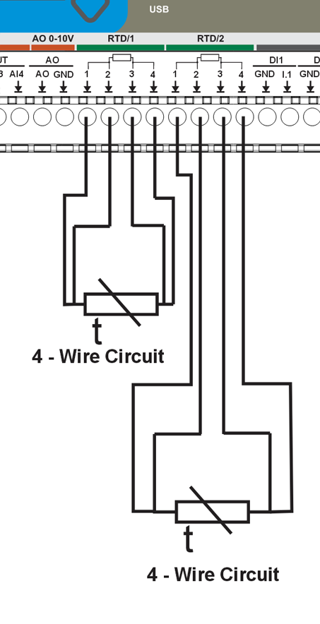 RTD 4-Wire Wiring